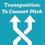 How to transepose to concert pitch