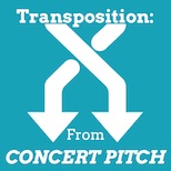 How to transepose from concert pitch